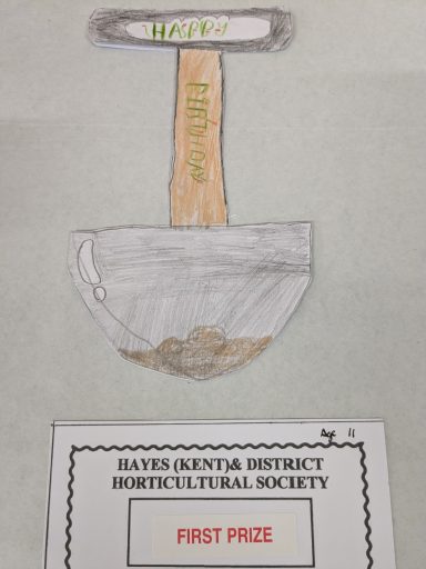 Birthday Card in the shape of a Spade